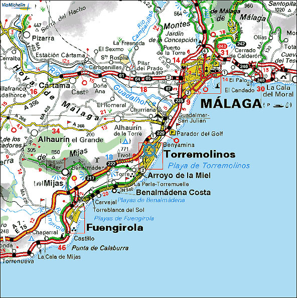 Karta över Torremolinos – Karta 2020